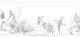 Disegno di progetto - stazione 11 - Via Crucis